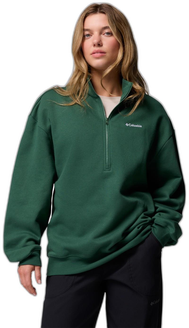 Aldermore Half-Zip - Womens - rain forest 1