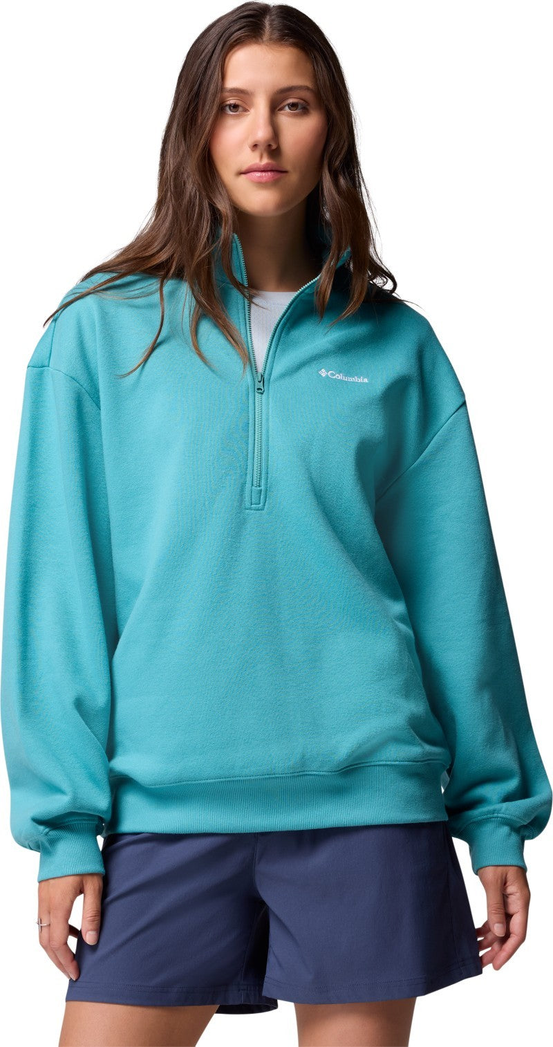 Aldermore Half-Zip - Womens - teal 1