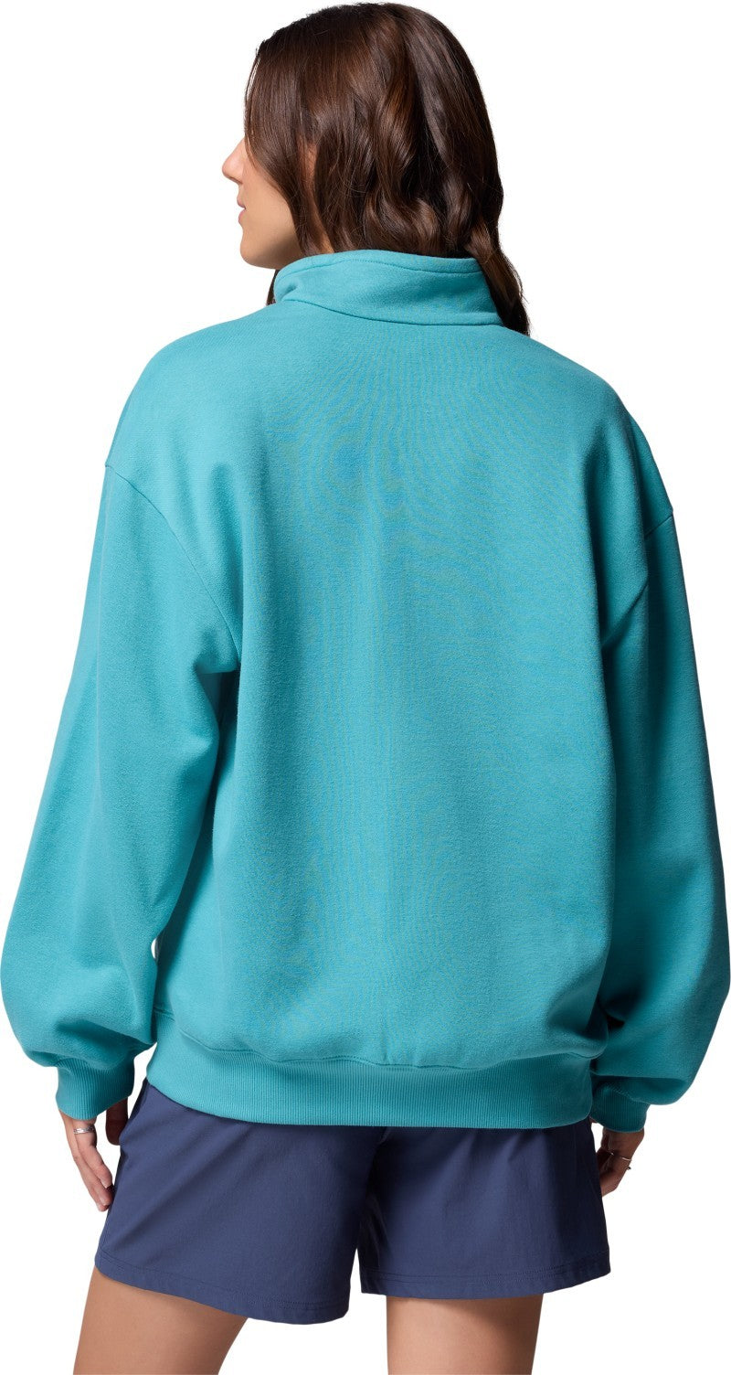 Aldermore Half-Zip - Womens - teal 1