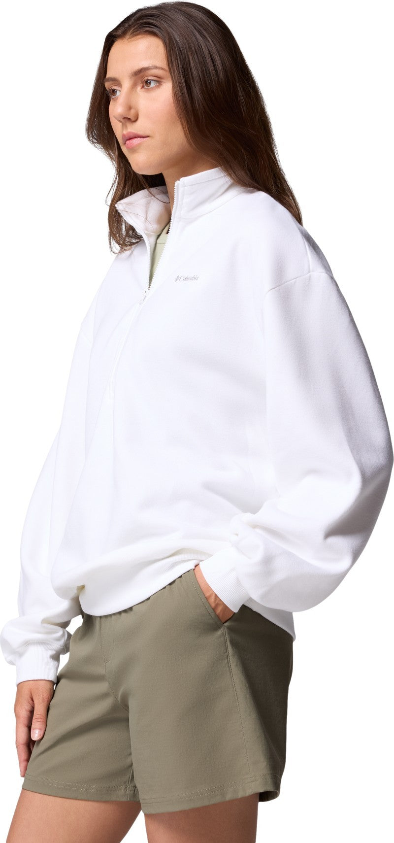 Aldermore Half-Zip - Womens - white 1