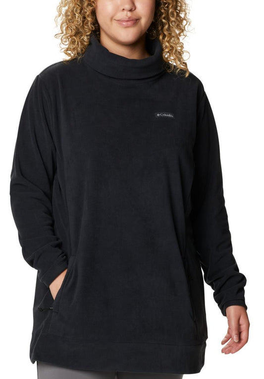 Ali Peak Fleece Tunic - Plus - Womens - Black 1