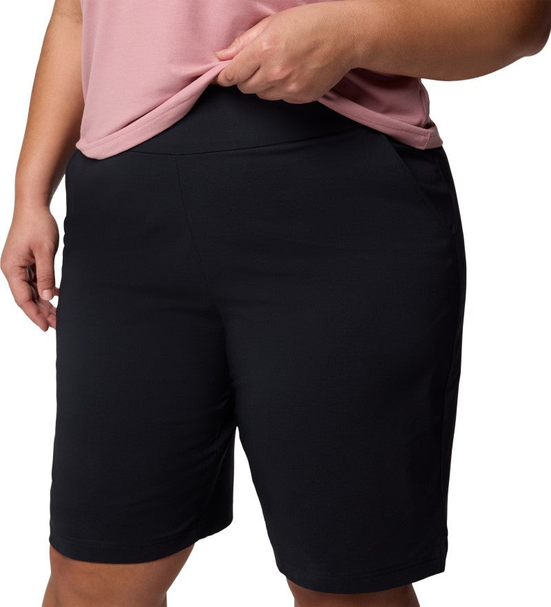 All Seasons Long Shorts, 11" Inseam, Extended - Womens - black 1