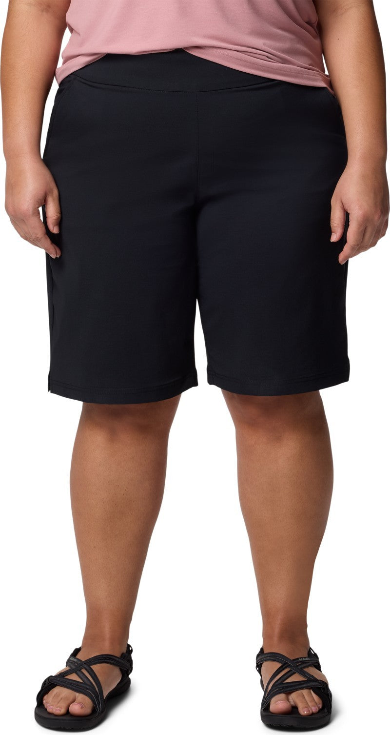 All Seasons Long Shorts, 11" Inseam, Extended - Womens - black 1