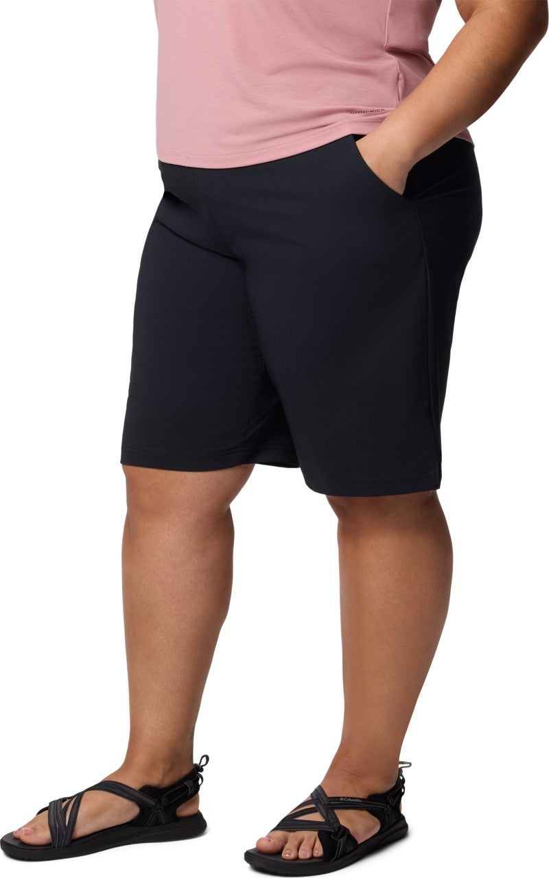 All Seasons Long Shorts, 11" Inseam, Extended - Womens - black 1