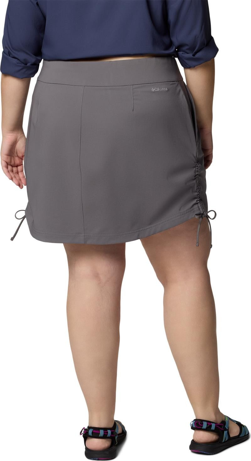 All Seasons Ruched Skort, Extended - city grey 1
