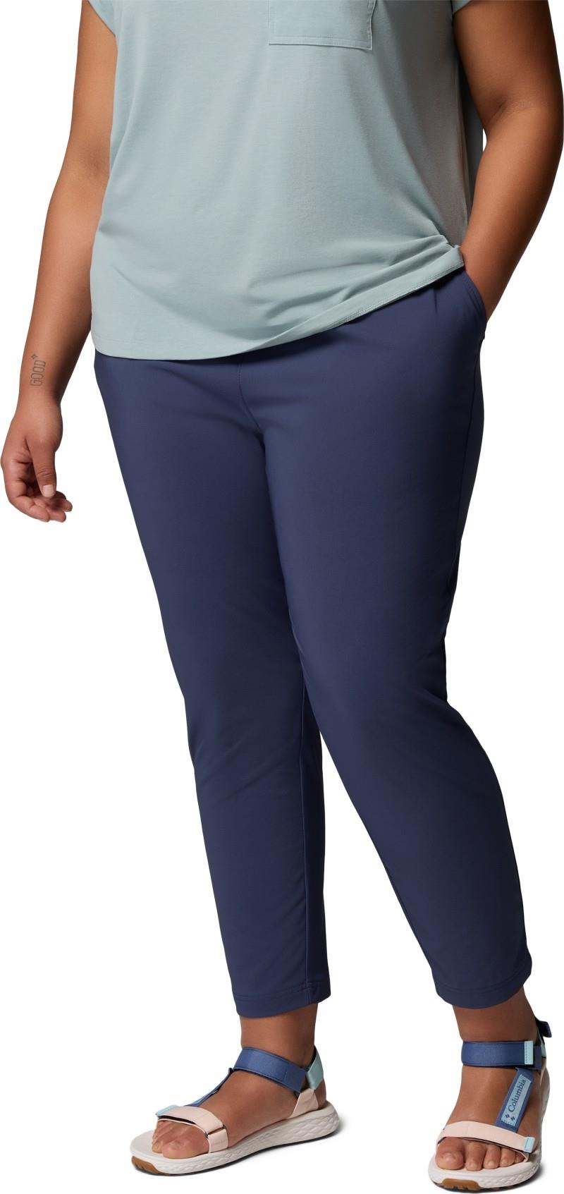 All Seasons Slim Pull-On Pants, Long, Extended - Womens - nocturnal 1