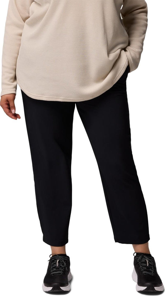 All Seasons Slim Pull-On Pants, Short, Extended - Womens - black 1