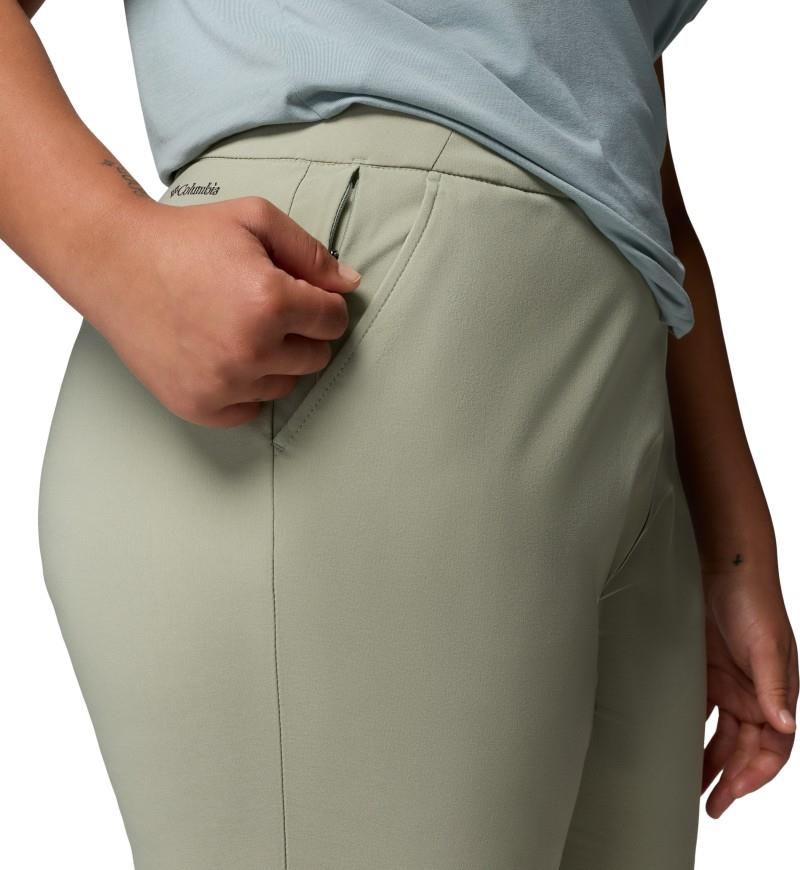 All Seasons Slim Pull-On Pants, Short, Extended - Womens - safari 1