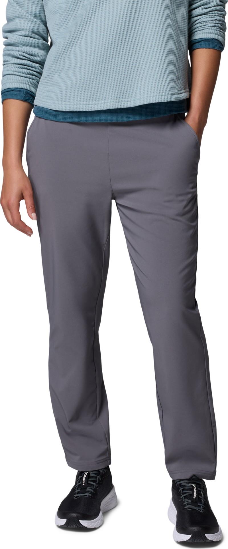 All Seasons Slim Pull-On Pants, Short - Womens - city grey 1