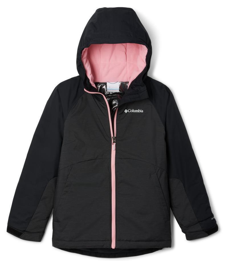 Alpine Action II Jacket - Youth Girls - Black Heather / Black 1