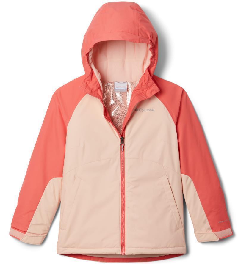 Alpine Action II Jacket - Youth Girls - Peach Blossom Heather / Blush Pink 1
