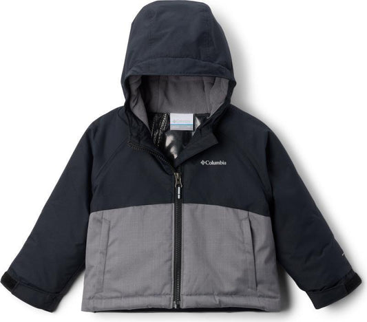 Alpine Action III Jacket - Toddler Girls - City Grey Melange / Black 1