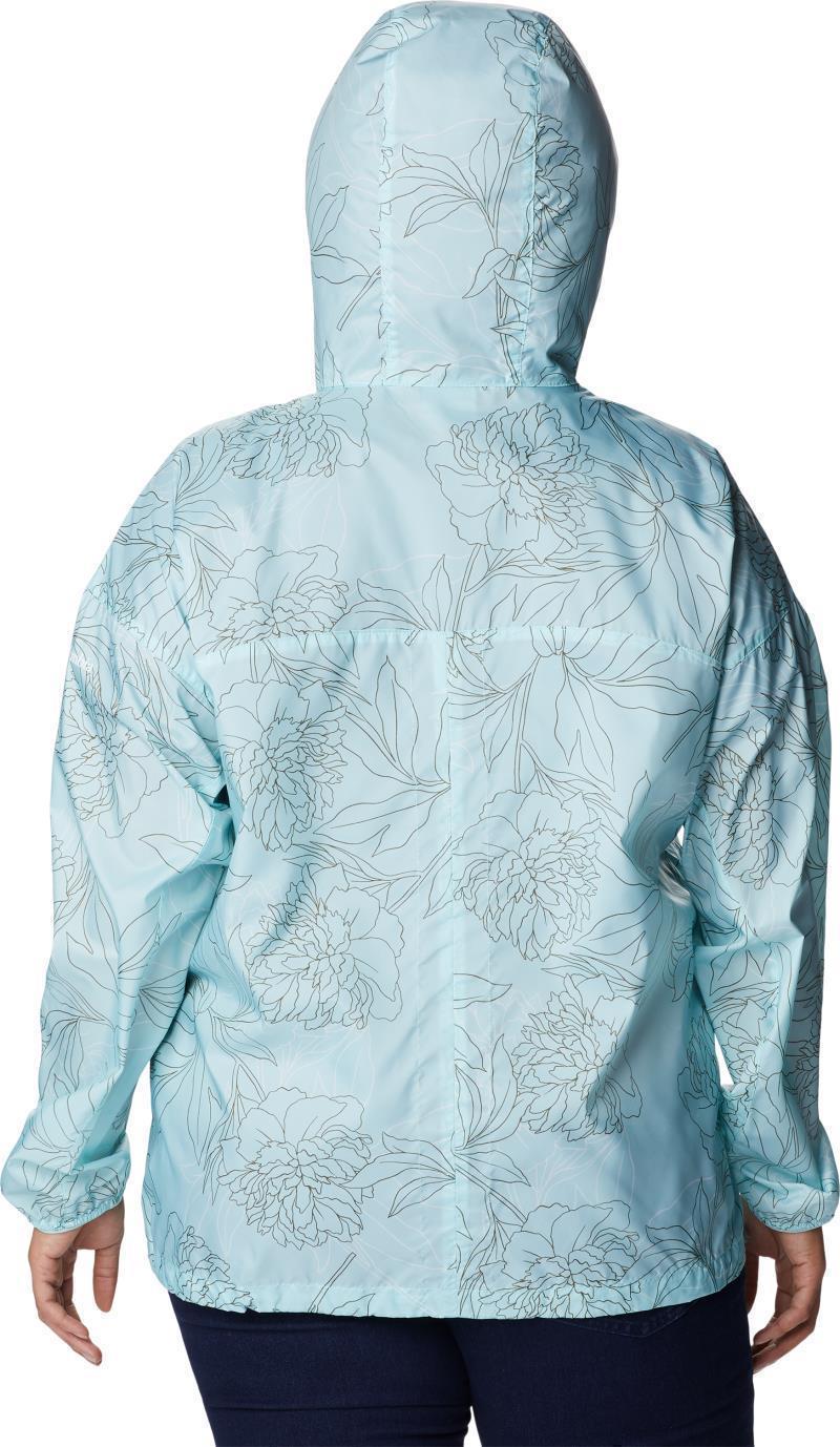 Alpine Chill Windbreaker, Extended - Womens - Icy Morn Leafy Lines 7