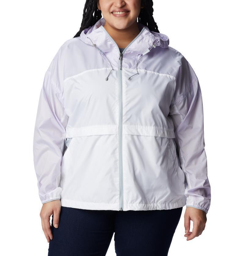 Alpine Chill Windbreaker, Extended - Womens - Purple Tint / White / Cirrus Grey 1
