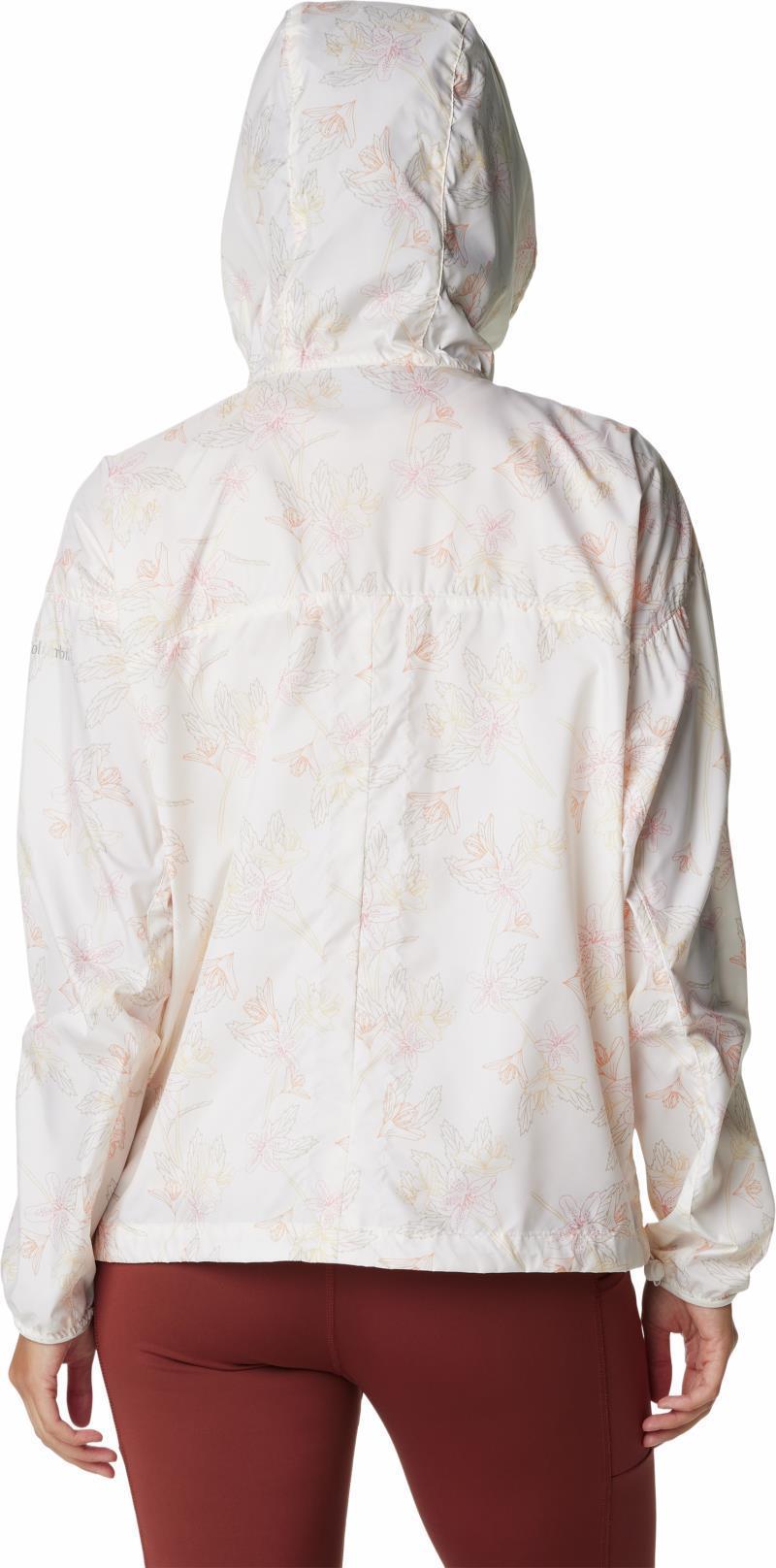 Alpine Chill Windbreaker, Extended - Womens - Sea Salt Tigerlines 2