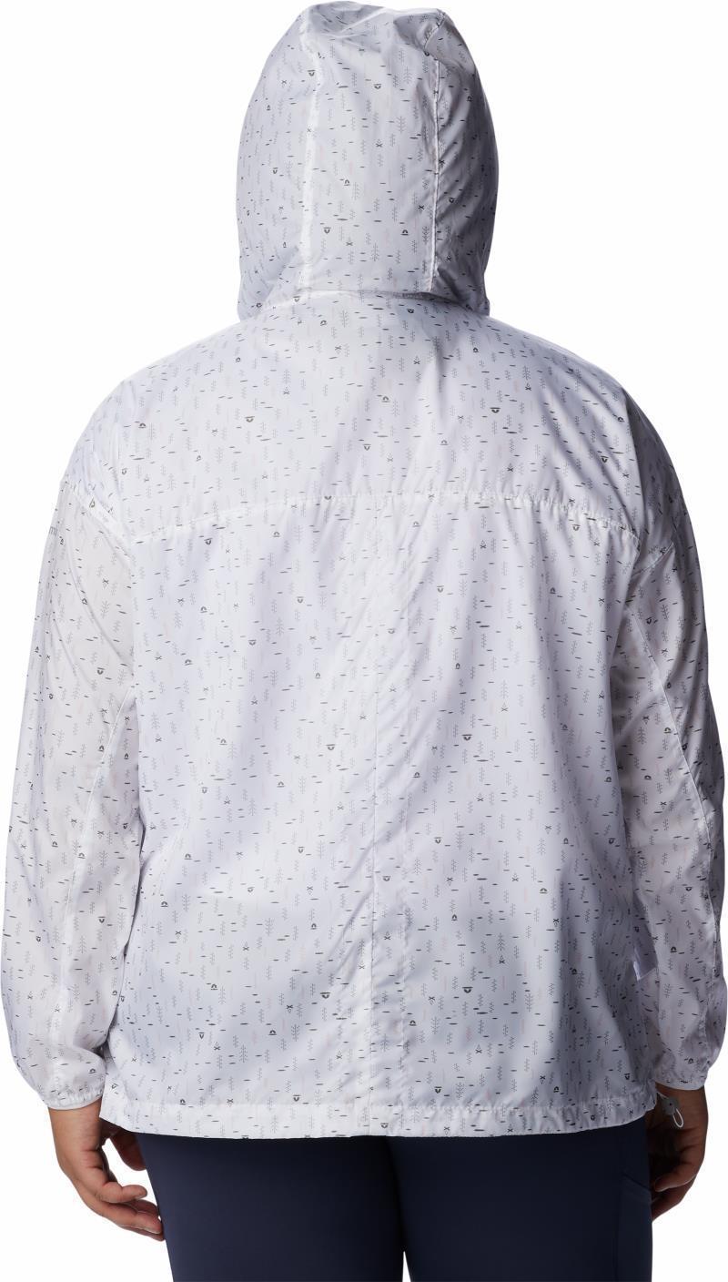 Alpine Chill Windbreaker, Extended - Womens - White Campdot Print 2