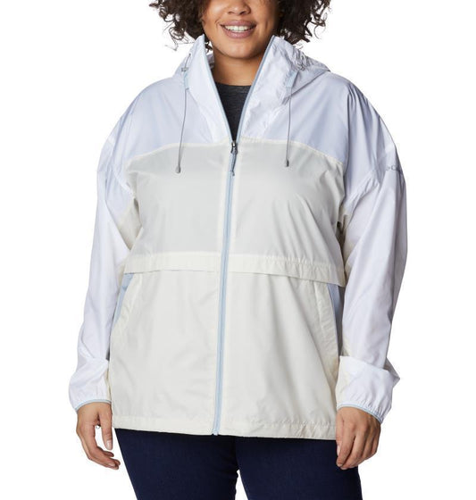 Alpine Chill Windbreaker, Extended - Womens - White / Chalk / Cirrus Grey 1