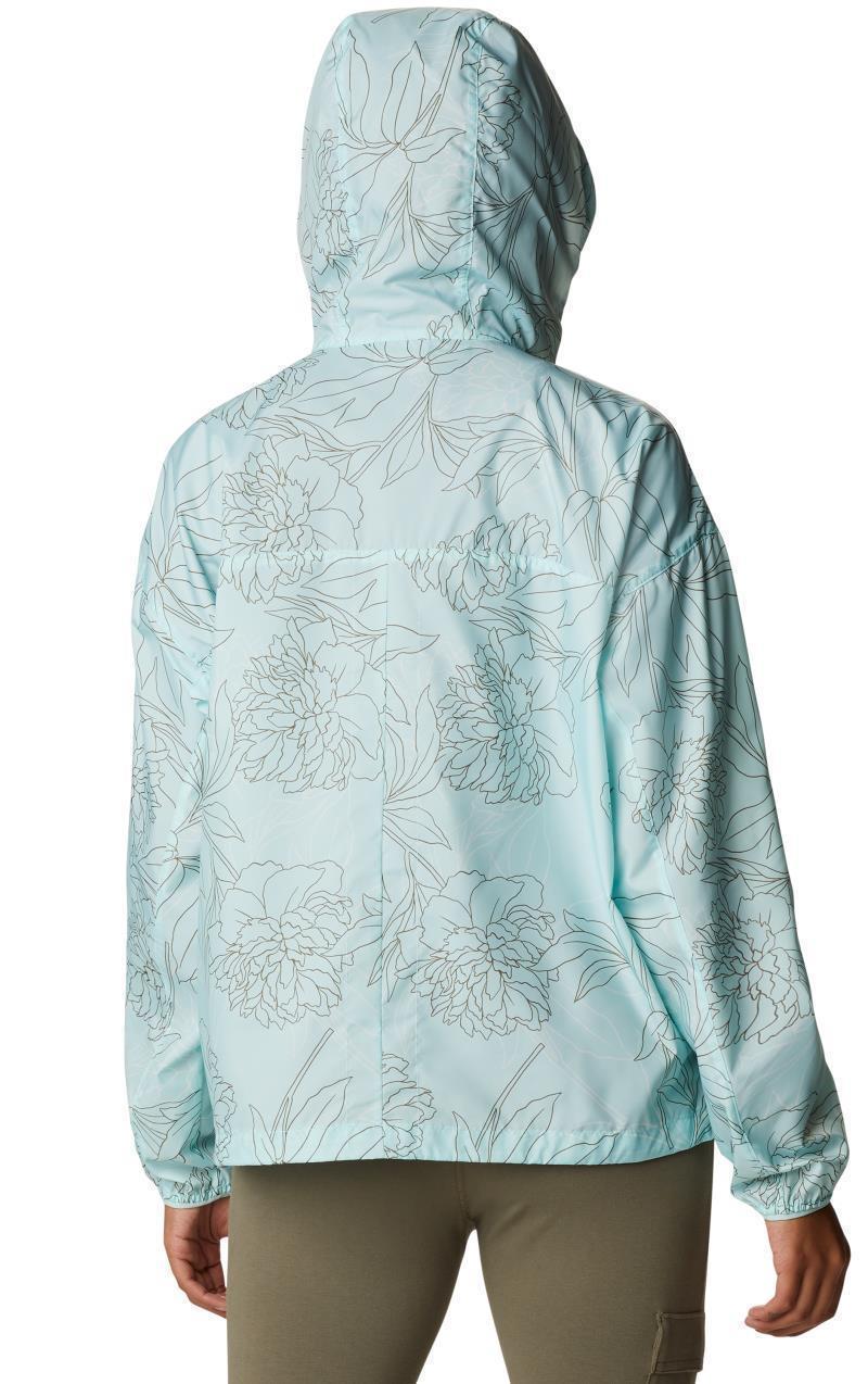 Alpine Chill Windbreaker - Womens - Icy Morn Leafy Lines 7