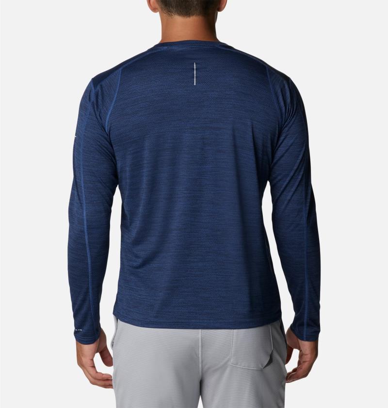 Alpine Chill Zero LS - Mens - collegiate navy heather 1
