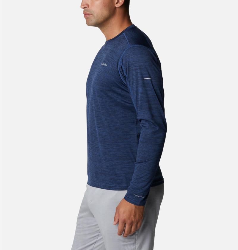 Alpine Chill Zero LS - Mens - collegiate navy heather 1