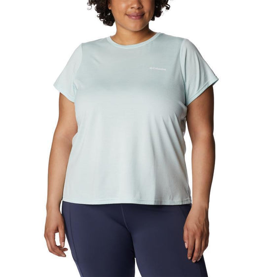 Alpine Chill Zero SS Tee - Plus - Womens - Icy Morn Heather 1