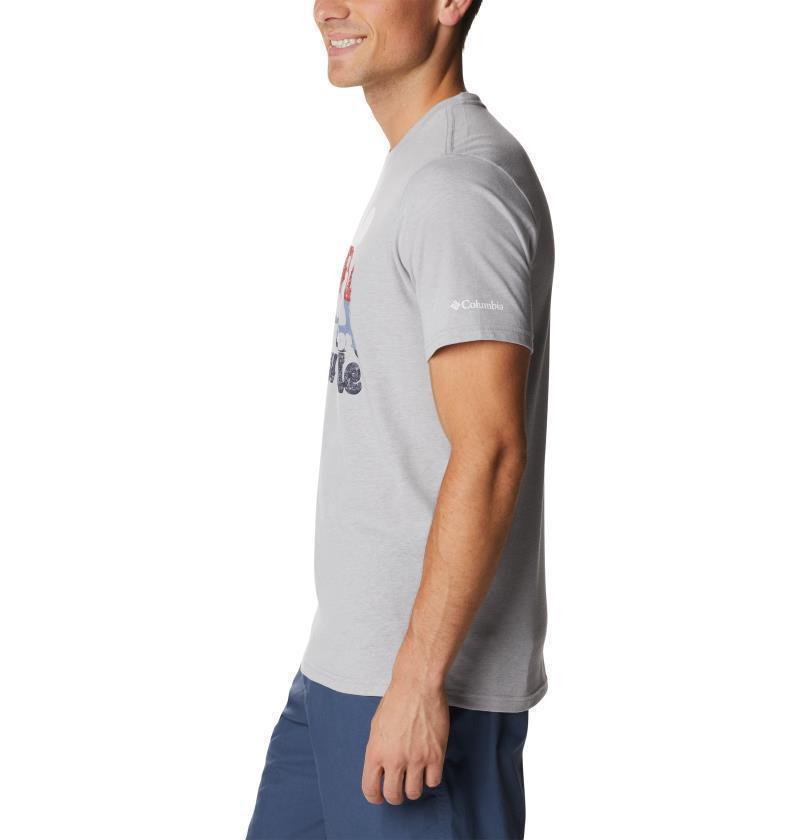 Alpine Way Graphic Tee - Tall - Mens - Columbia Grey Heather / Our Land Graphic 3