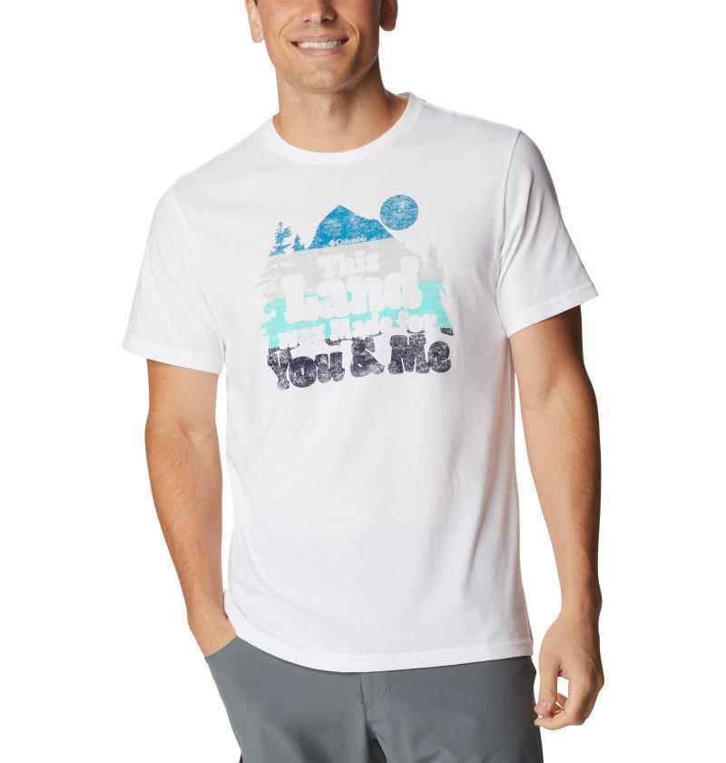 Alpine Way Graphic Tee - Tall - Mens - White / Our Land Graphic 1