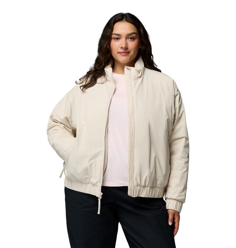AmazeStretch Insulated Bomber, Extended - Womens - dark stone 1