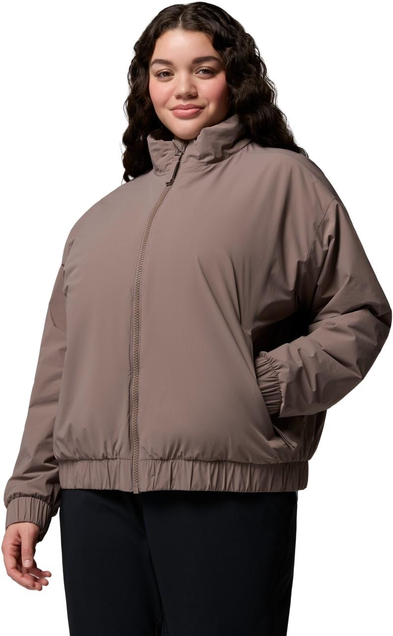 AmazeStretch Insulated Bomber, Extended - Womens - iron 1