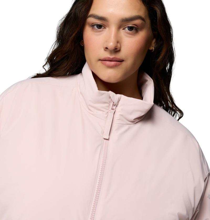 AmazeStretch Insulated Bomber, Extended - Womens - mineral pink 1