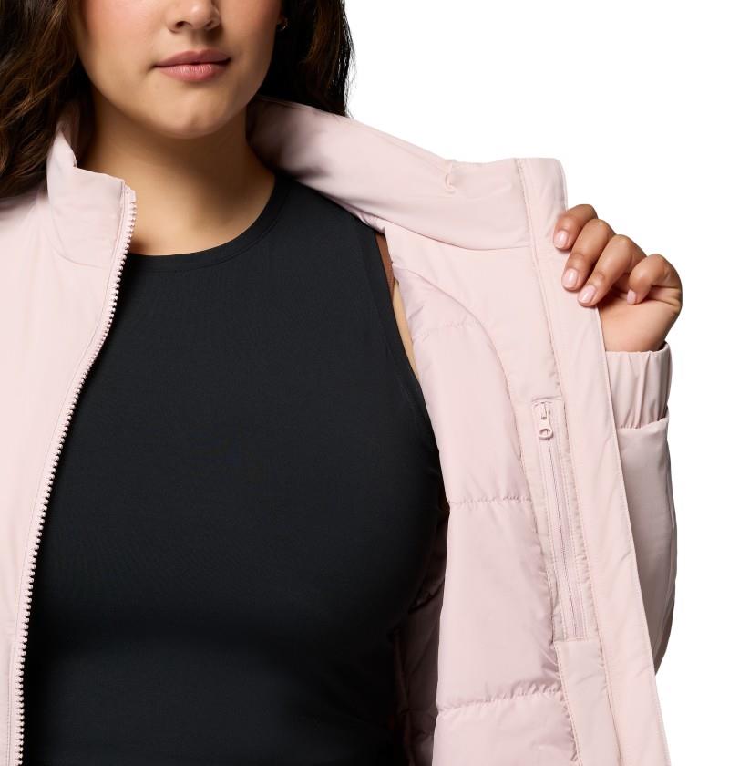 AmazeStretch Insulated Bomber, Extended - Womens - mineral pink 1
