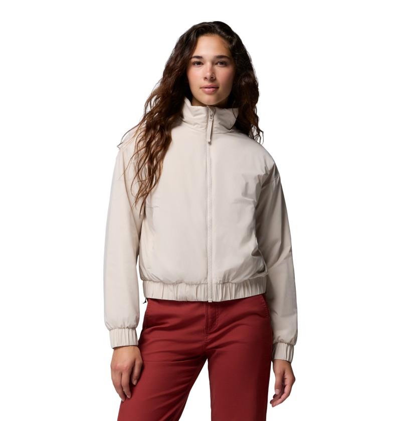 AmazeStretch Insulated Bomber - Womens - dark stone 1