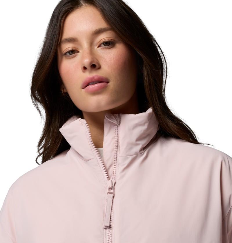 AmazeStretch Insulated Bomber - Womens - mineral pink 1