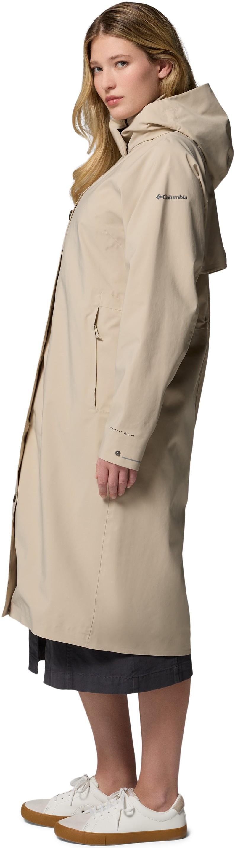 AmazeTrench Rain Jacket - Womens - ancient fossil 1