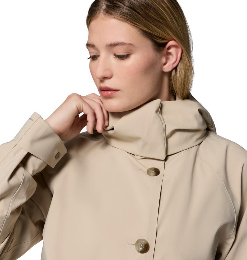 AmazeTrench Rain Jacket - Womens - ancient fossil 1