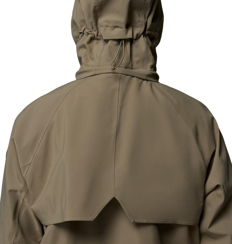 AmazeTrench Rain Jacket - Womens - stone green 1