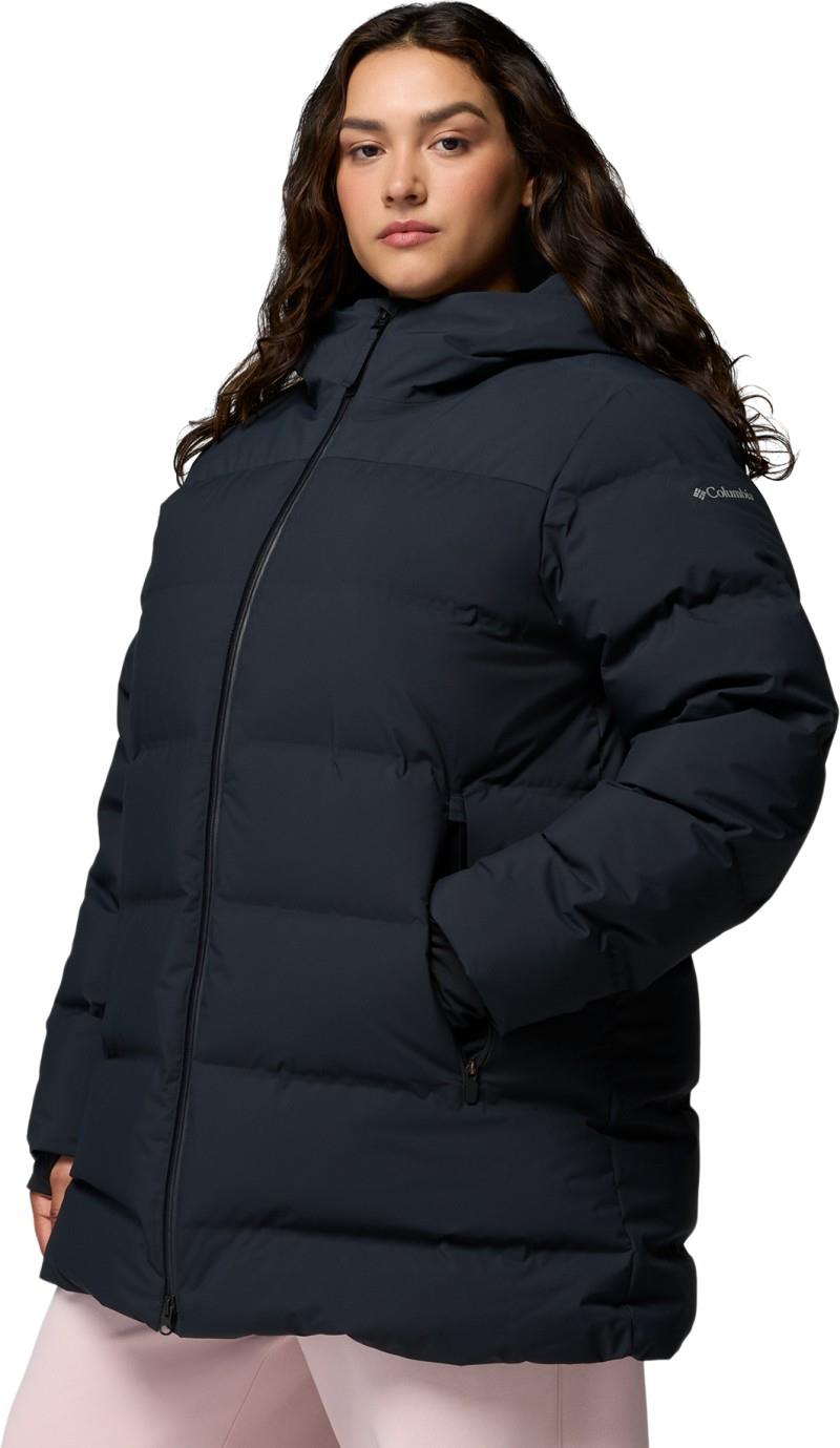 Amaze Puff Heat Seal Mid Hooded Jacket, Extended - Womens - black 1