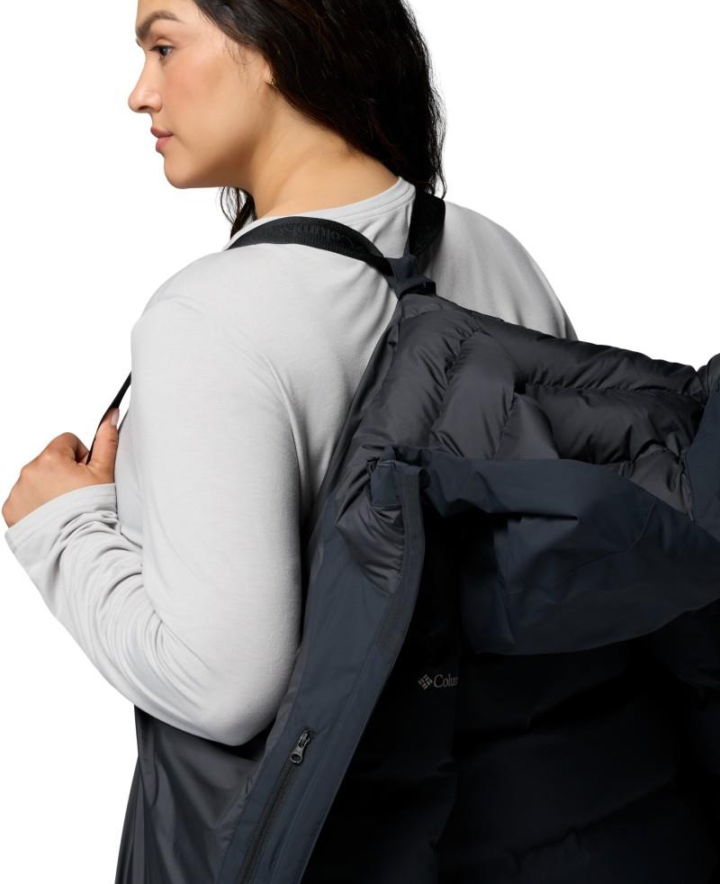 Amaze Puff Heat Seal Mid Hooded Jacket, Extended - Womens - black 1