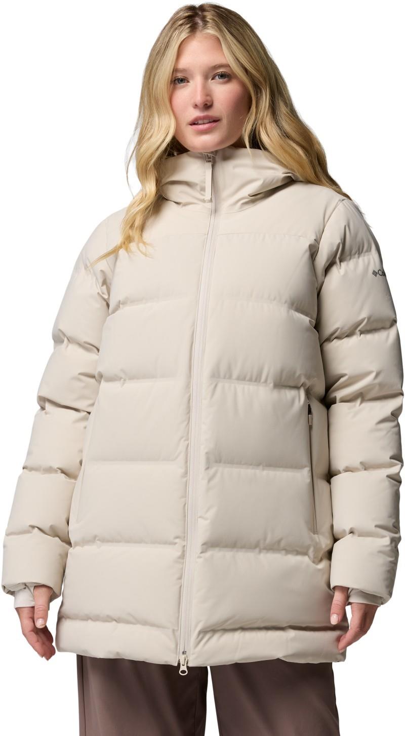 Amaze Puff Heat Seal Mid Hooded Jacket, Extended - Womens - dark stone 1