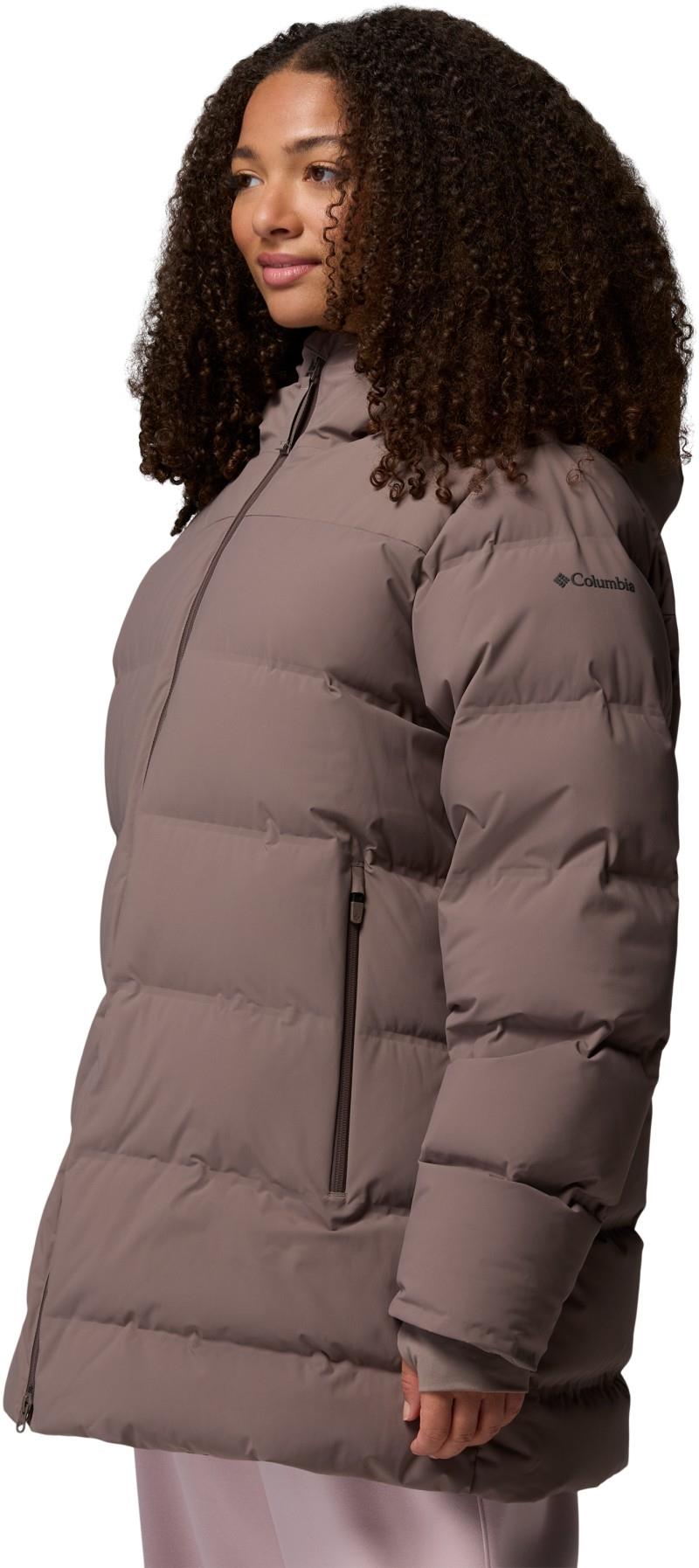 Amaze Puff Heat Seal Mid Hooded Jacket, Extended - Womens - iron 1