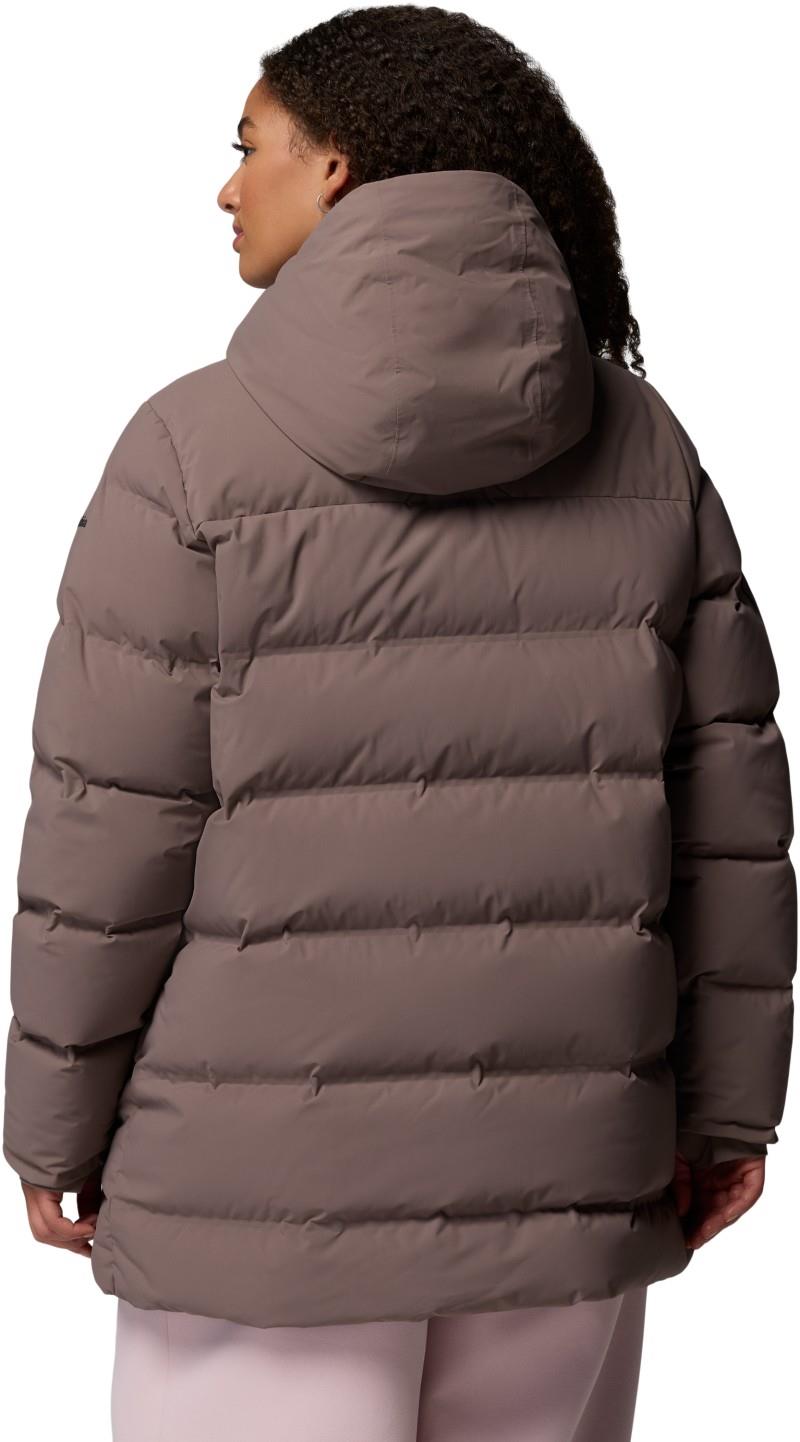 Amaze Puff Heat Seal Mid Hooded Jacket, Extended - Womens - iron 1