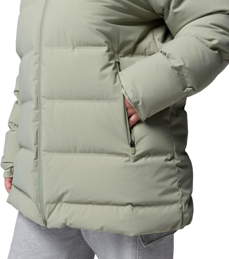 Amaze Puff Heat Seal Mid Hooded Jacket, Extended - Womens - safari 1