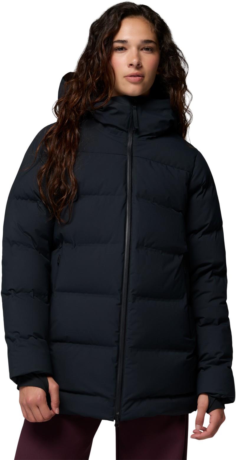 Amaze Puff Heat Seal Mid Hooded Jacket - Womens - black 1