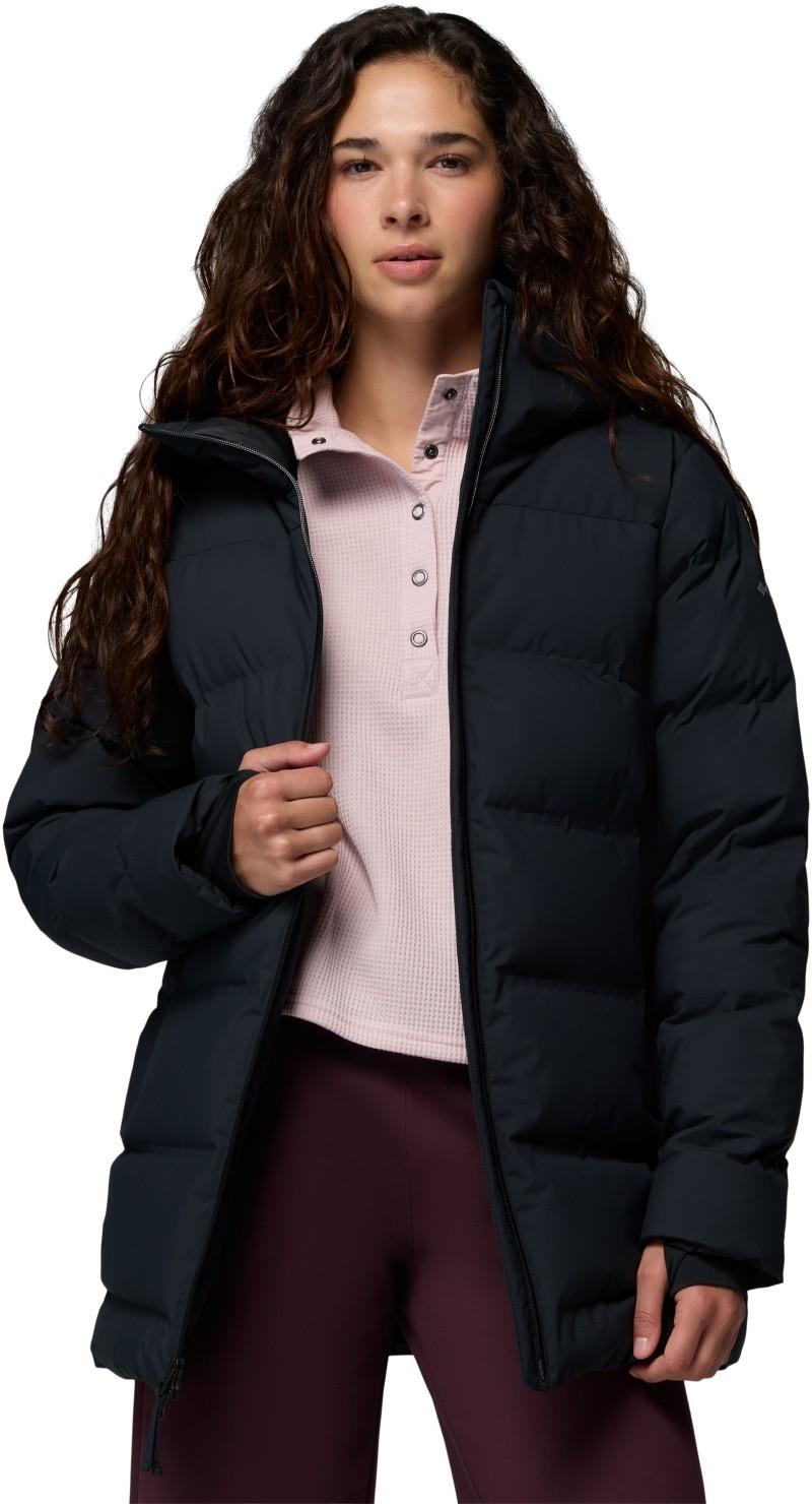Amaze Puff Heat Seal Mid Hooded Jacket - Womens - black 1