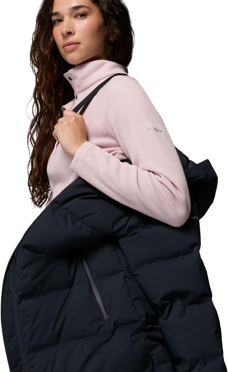 Amaze Puff Heat Seal Mid Hooded Jacket - Womens - black 1