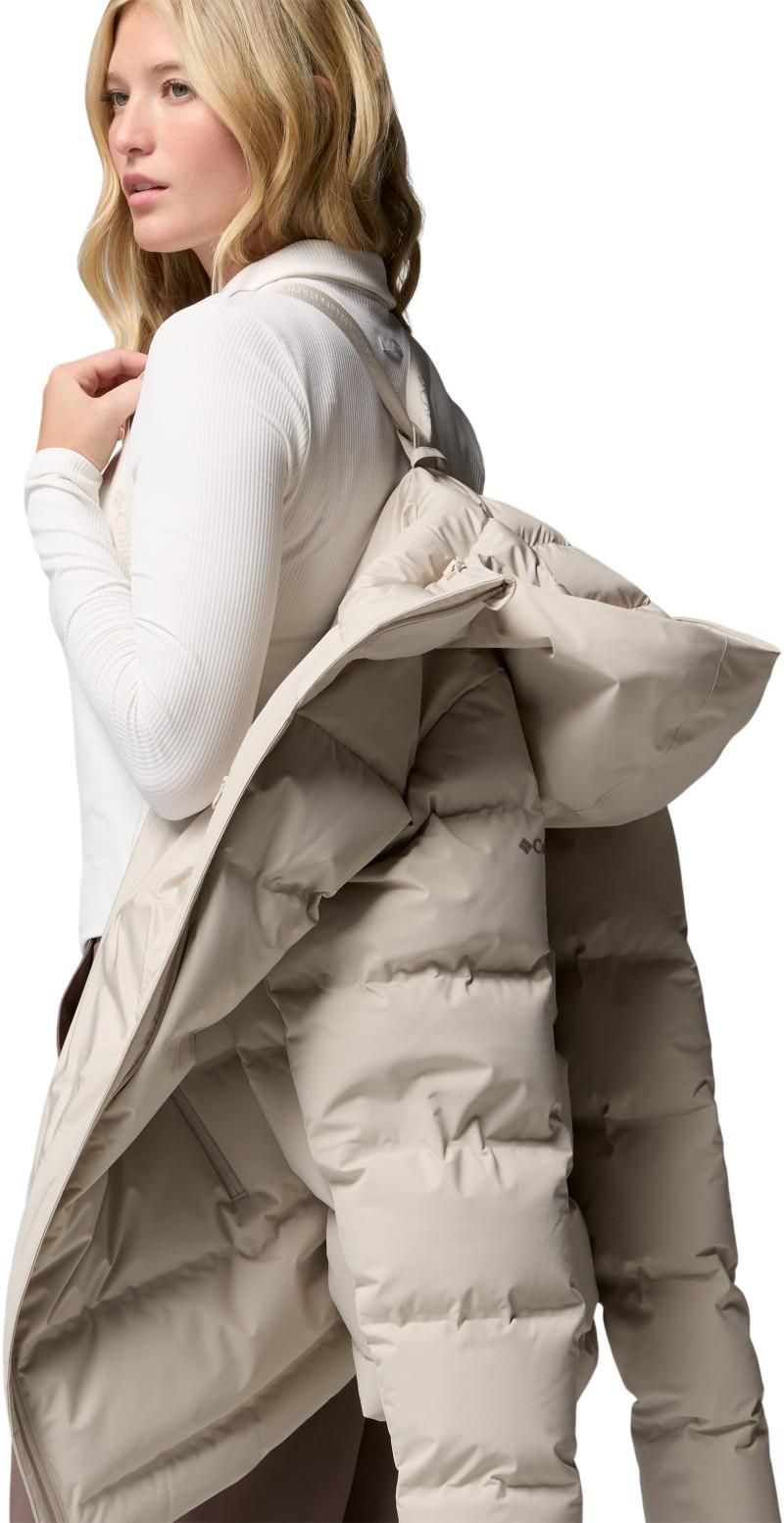 Amaze Puff Heat Seal Mid Hooded Jacket - Womens - dark stone 1