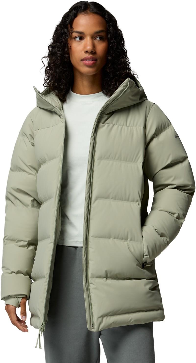 Amaze Puff Heat Seal Mid Hooded Jacket - Womens - safari 1