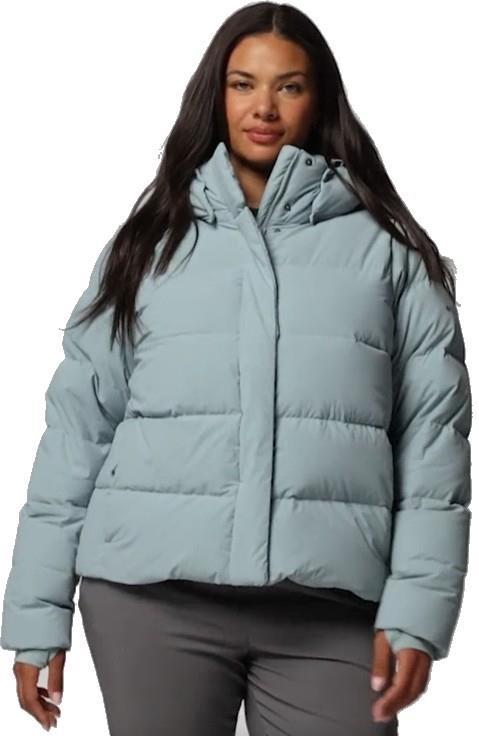 Amaze Puff Hooded Jacket, Extended - Womens - crushed blue 1
