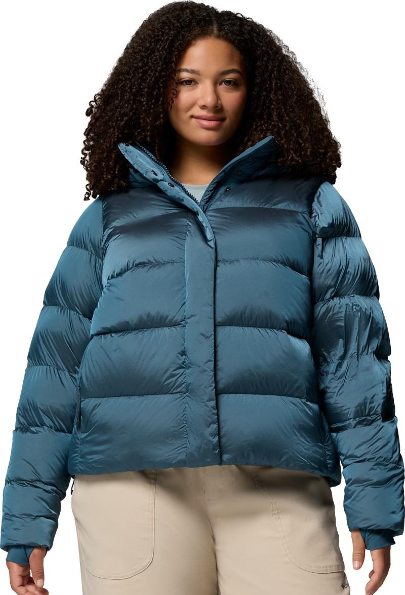 Amaze Puff Hooded Jacket, Extended - Womens - everblue high shine 1
