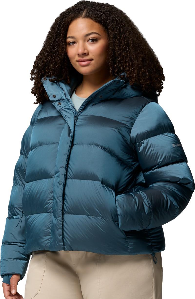 Amaze Puff Hooded Jacket, Extended - Womens - everblue high shine 1